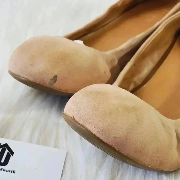 J. Crew Cece Suede Leather Ballet Flats - 8 - Picture 7 of 8